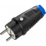 Netzstecker Schutzkontaktstecker Bachmann BM0017342 Gummi CEE7/7