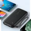 Tragbare Powerbank USAMS PB56 10000 mAh 2x USB / USB-C / MicroUSB Schnellladung