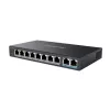 Netzwerk-PoE-Switch Reolink RLA-PS1 — 8-Port-PoE, 150W Gesamtbudget, IEEE 802.3af/at, 2x Gigabit-Uplink
