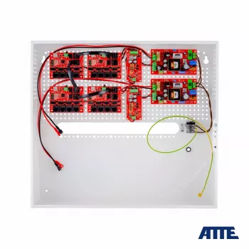Buffer-Netzteil-Set für 17 IP-Kameras Switch PoE 17P+1UP ATTE IPUPS-17-11-H