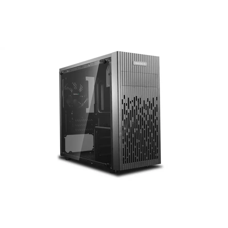 PC-Gehäuse DeepCool Matrexx 30 Mini Tower — Micro ATX, Tempered Glass, 3x3,5 Zoll / 2x2,5 Zoll Einschübe, GPU bis 25 cm