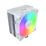 Luftkühler Montech NX400 ARGB 120 mm Weiß — 270 W TDP, FDB, 156×74×120 mm