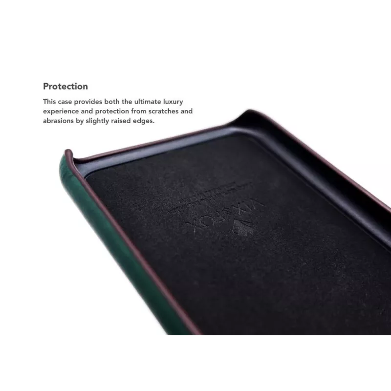 Handy-Kartenfach-Rückenschale VixFox für iPhone X / XS, forest Grün Schutzhülle mit Kartenfach