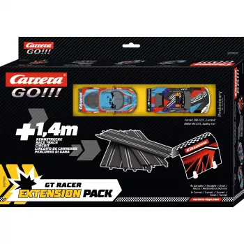 Rennstrecken-Erweiterungspack CARRERA GO!!! GT Racer – zusätzliches Streckenlayout für Slotcar-Set