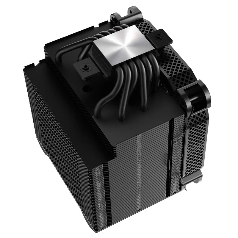 Jonsbo HX6250 Prozessor-Kühlkörper/Radiator 14 cm Schwarz 1 Stk.
