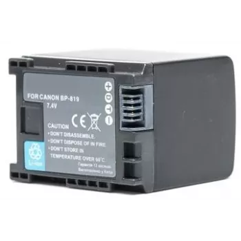 Extra Digital Akku BP-819 7,4 V 2100 mAh für Canon Kameras