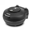 Pizzaofen G3FERRARI Pummarola — elektrischer Tischbackofen, 1200 W, max. Ø 28–31 cm, Steinbackfläche, schwarz/silber