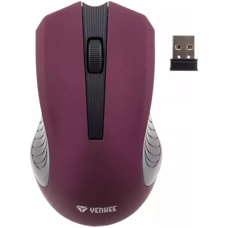 2,4 GHz optische symmetrische kabellose Maus, 3 Tasten, Violett