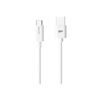 USB-Kabel Silicon Power Boost Link PVC LK10AC 1m USB A USB C Weiß