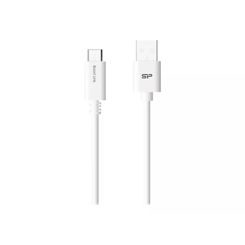 USB-Kabel Silicon Power Boost Link PVC LK10AC 1m USB A USB C Weiß