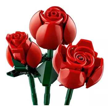 LEGO Icons Blumenstrauß aus Rosen Künstliche Blumen Set für Erwachsene Botanische Sammlung Wohnaccessoires Valentinstag Geschenk für Frauen