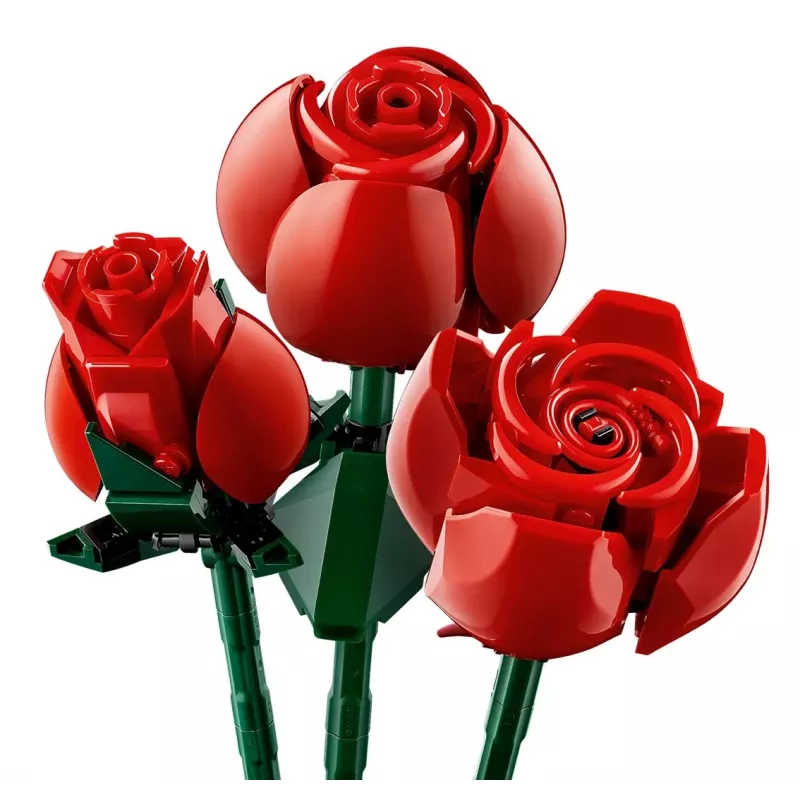 LEGO Icons Blumenstrauß aus Rosen Künstliche Blumen Set für Erwachsene Botanische Sammlung Wohnaccessoires Valentinstag Geschenk für Frauen