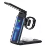 Kabelloses Ladegerät mit Lampe 3-in-1 15W von usams Modell CD181WXC01 schwarz