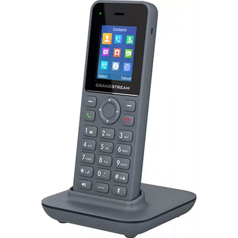 IP-Telefon Grandstream DP725 Funkhandset, grau, 1,8 Zoll TFT-Display, 20 Leitungen, Li-Ion 1500 mAh