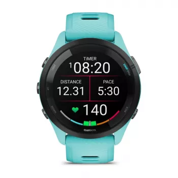 Garmin Forerunner 265 3,3 cm (1,3 inch) AMOLED 46 mm Digital 416 x 416 Pixel Touchscreen Schwarz, Blau Wi-Fi GPS (Satellit)