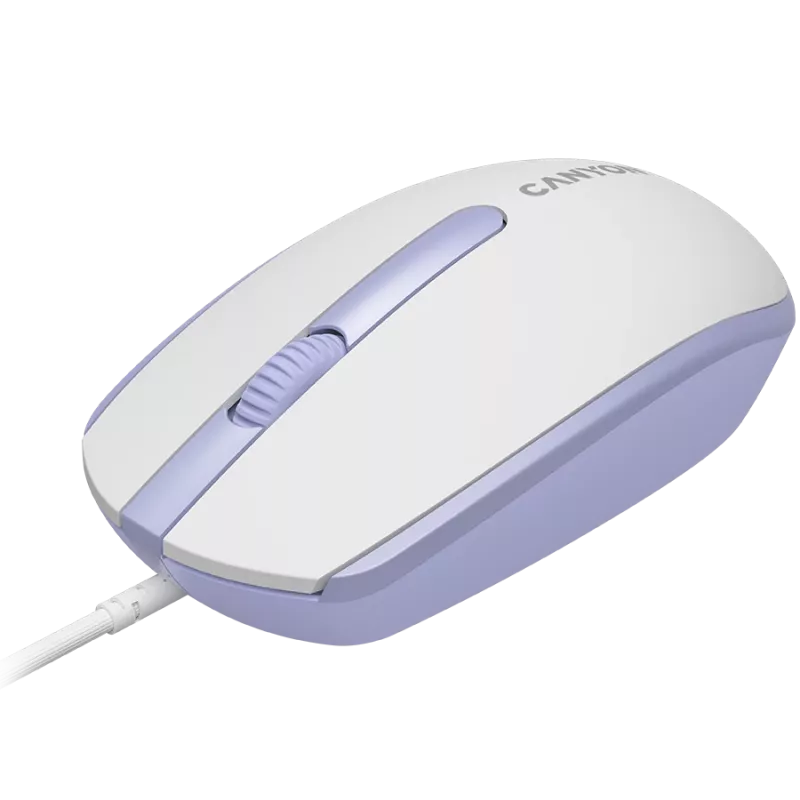 CANYON Maus M-10 Kabel Weiß Lavendel
