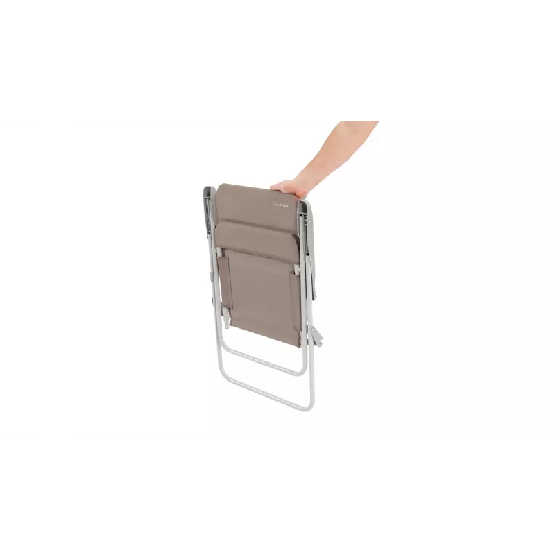 Campingstuhl Outwell Blackpool Toffee Tint – 2-Bein, 120 kg Belastbarkeit, 3,3 kg, 56 cm breit, braun