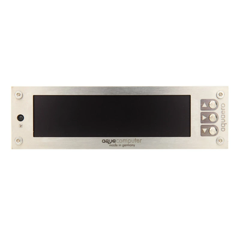 Aqua Computer 53145 Lüftersteuerung LCD Edelstahl