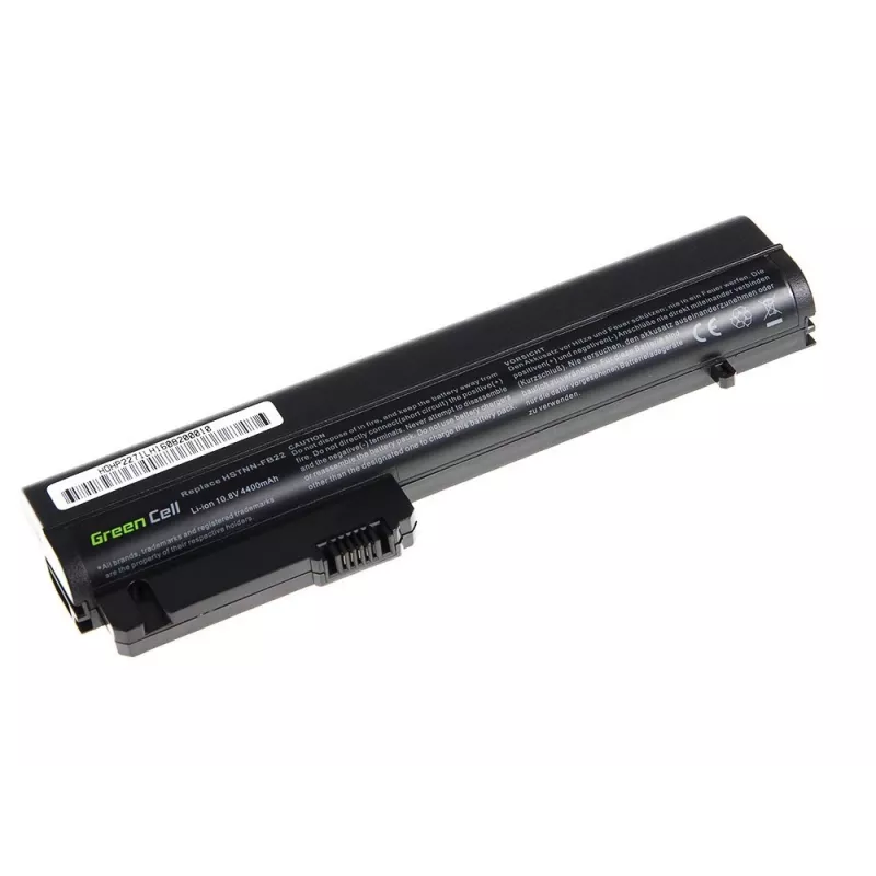 Green Cell - Laptop-Akku (entspricht: HP RW556AA, HP HSTNN-C48C) - Lithium-Ionen - 6 Zellen - 4400 mAh - Schwarz - für HP 2510p, Business Notebook nc2400, EliteBook 2530p,