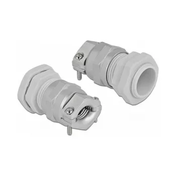 Kabelverschraubung DeLOCK 60358 Grau Metall Kunststoff