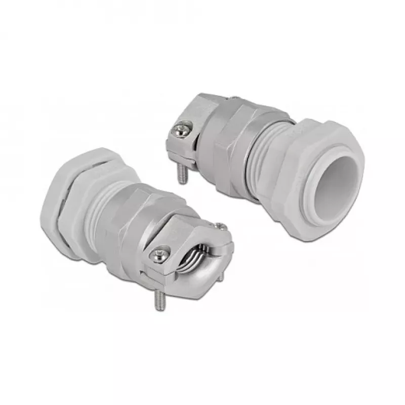 Kabelverschraubung DeLOCK 60358 Grau Metall Kunststoff