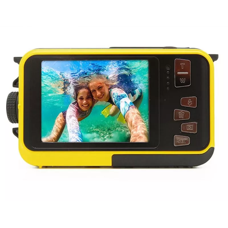 easypix GmbH Easypix Aquapix W2024-Y SPLASH Unterwasserkamera (Gelb) (10067)