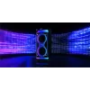 Tragbarer Lautsprecher MANTA SPK0601B100, 100 W, Bluetooth, Karaoke, drahtloses Mikrofon, Akku, Equalizer, Disco-Beleuchtung