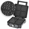 Waffeleisen Lovio LVWF001BK — 1400W, schwarz, elektrisches Tisch-Waffeleisen