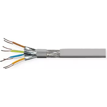 Netzwerkkabel VALUE 21.99.1800 S/FTP Cat8.1 100 m Grau