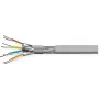 Netzwerkkabel VALUE 21.99.1800 S/FTP Cat8.1 100 m Grau