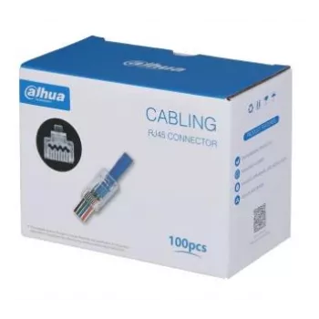 Kabelstecker RJ-45 DAHUA DH-PFM976-531-PT, männlich, transparent, 100er-Pack