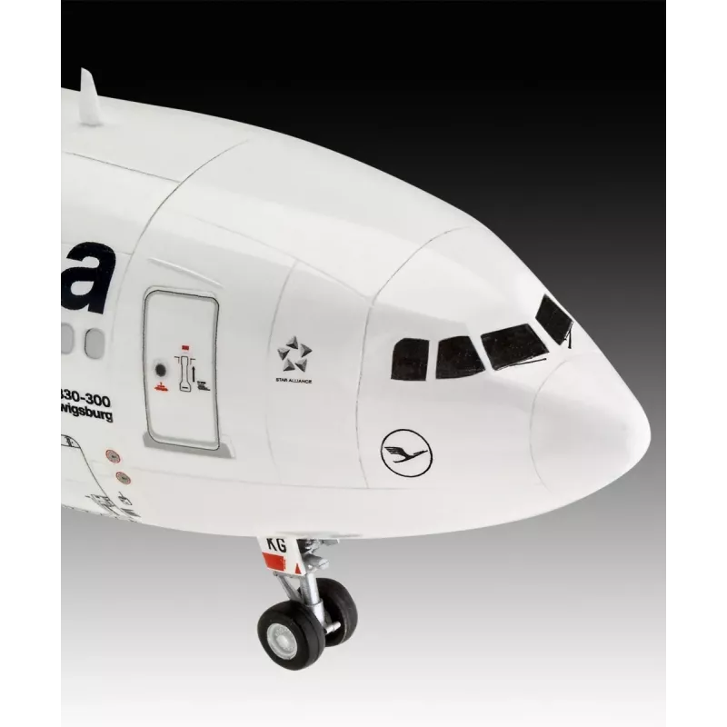 Plastikmodell Flugzeug REVELL Airbus A330-300 Lufthansa Maßstab 1:144
