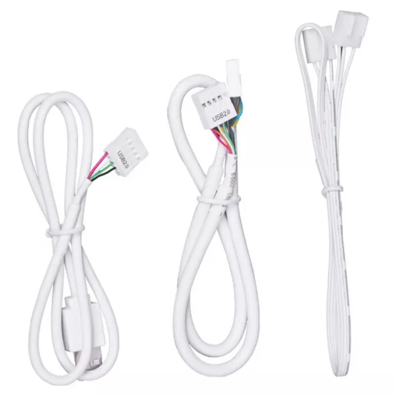 USB- und PWM-Hub Lian Li EDGE HUB EG-HUB01W — 4× USB, 6× PWM, Weiß