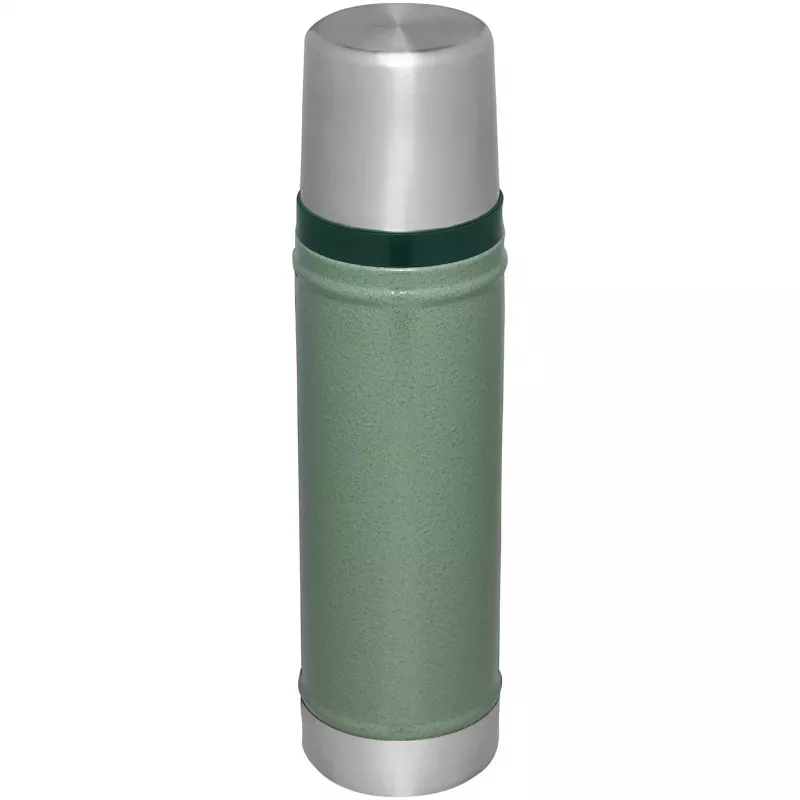 Thermos STANLEY The Legendary Classic Bottle 0,6 l grün – Isolier-Vakuumflasche, 600 ml