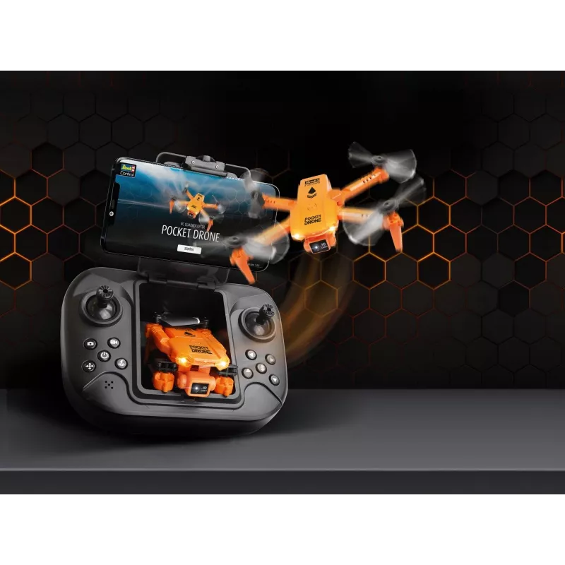 RC-Quadrocopter REVELL Pocket Drone 23810 — 2,4 GHz, 4-Kanal-Fernsteuerung