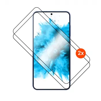 Tempered Glass Screen Protector FIXED Full Cover 2.5D für Samsung Galaxy S26, 2 Stück, schwarz