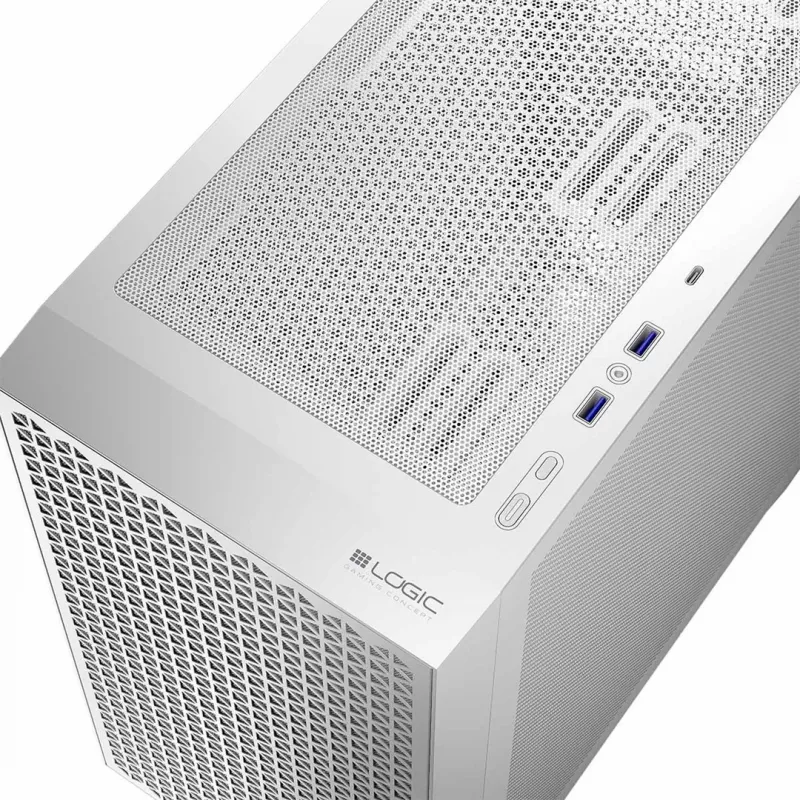 Logic DART PRO MINI USB-C PC-Gehäuse Weiß