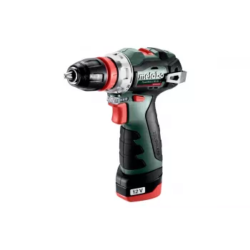 Pistolengriffbohrer Metabo PowerMaxx BS BL Q, 12V, 2Ah, 1500 U/min, 900g