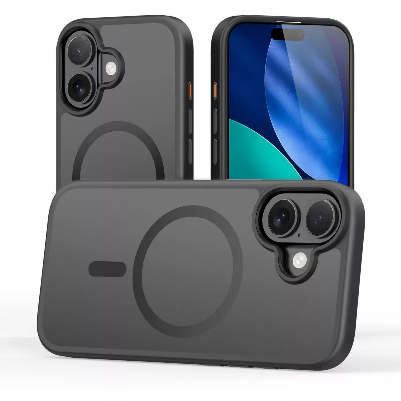 nevox StyleShell Invisio - iPhone 17 6.3 kompatibel mit MagSafe Schwarz (2542)