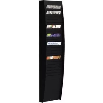 Paperflow Sortiertafel 25-Fächer schwarz Wandorganizer A4V1X25.01 für A4-Dokumente