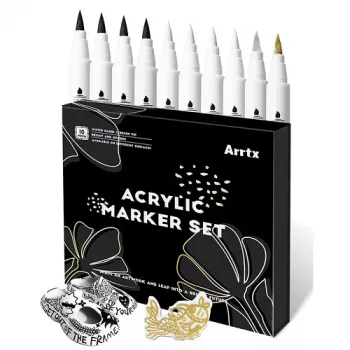 Acrylmarker-Set Arrtx LC303601, 10-teilig, 4 Farben