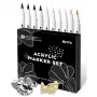 Acrylmarker-Set Arrtx LC303601, 10-teilig, 4 Farben