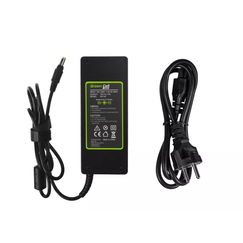Green Cell AD14P Netzteil/Wandler für Innenbereich 90 W Schwarz