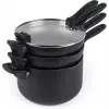Kochtopfset Russell Hobbs RH01840EU7 – 4-teilig stapelbar, metallic marmoriert