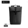 XD Design Urban Water-Resistant Flap-Top Backpack - Cream/Schwarz