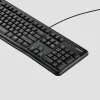 Logitech Desktop MK120 Combo, schwarz, kabelgebunden, Schweizer Layout, 920-002504
