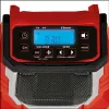 TC-RA 18 Li BT - Solo, Baustellenradio Rot/Schwarz, Bluetooth, ohne Akku und Ladegerät