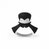 Tisch-Knoblauchpresse Ototo Design Rockula Kunststoff Edelstahl Schwarz Weiß