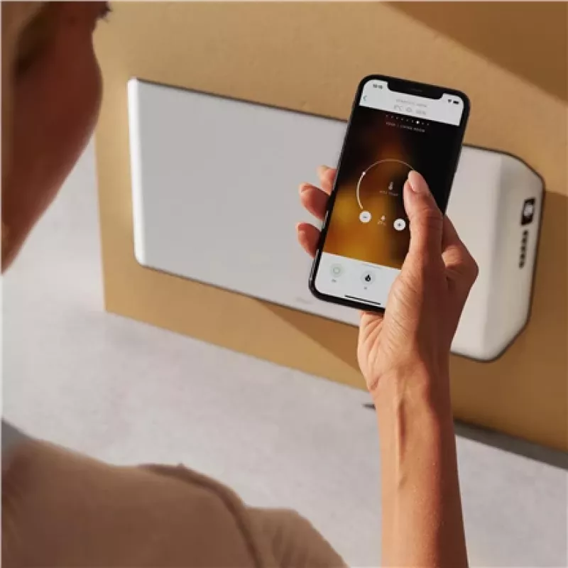 Duux | Edge 2000 Smart-Konvektorheizung | 2000 W | Geeignet für Räume bis 30 m² | Weiß | IP24