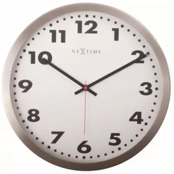 NeXtime Wanduhr 2521 Arabic, Ø33 cm, Weiß